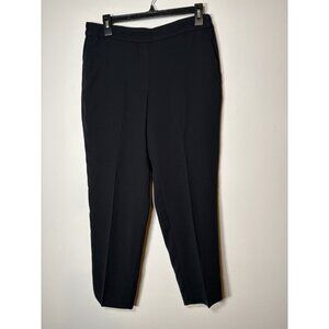 J CREW Jamie Pant Black Classic Preppy Work Business Minimalist Size 12P